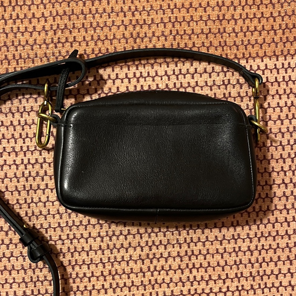 Madewell carabiner mini black crossbody bag
